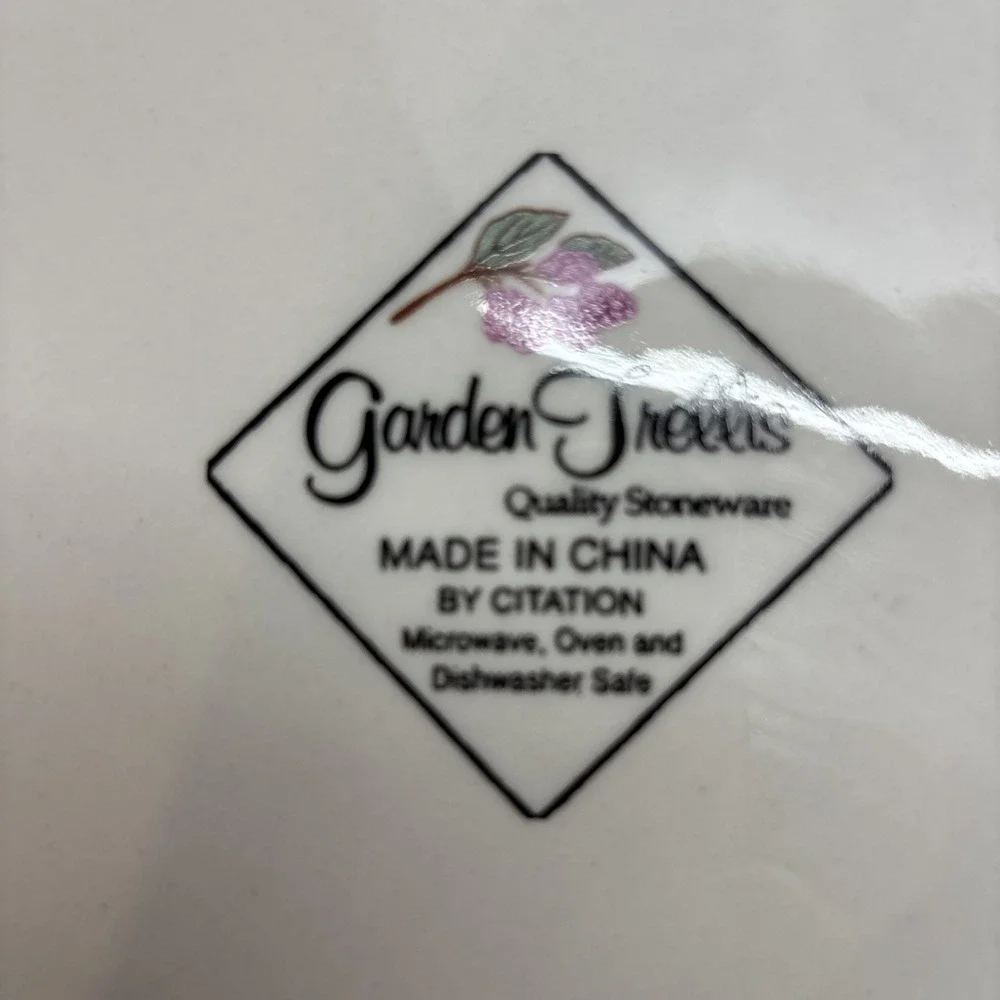 Vintage Citation Garden Trellis dinner‎ plate